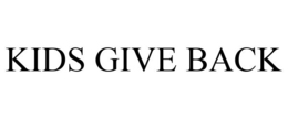 KIDS GIVE BACK trademark