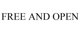 FREE AND OPEN trademark