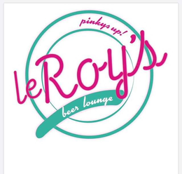 LEROY'S BEER LOUNGE PINKYS UP! trademark