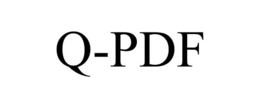 Q-PDF trademark