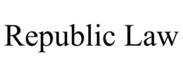 REPUBLIC LAW trademark