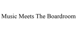 MUSIC MEETS THE BOARDROOM trademark