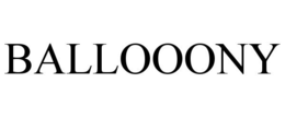 BALLOOONY trademark