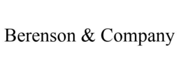 BERENSON & COMPANY trademark