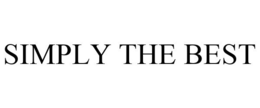 SIMPLY THE BEST trademark