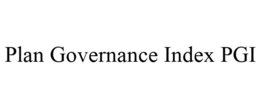 PLAN GOVERNANCE INDEX PGI trademark