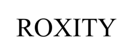 ROXITY trademark
