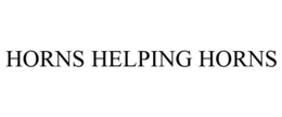 HORNS HELPING HORNS trademark