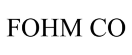 FOHM CO trademark