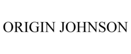 ORIGIN JOHNSON trademark