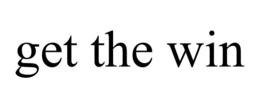 GET THE WIN trademark