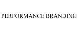 PERFORMANCE BRANDING trademark