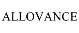 ALLOVANCE trademark