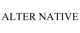 ALTER NATIVE trademark