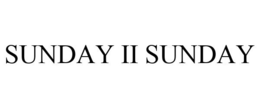 SUNDAY II SUNDAY trademark