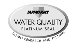 IAPMO R&T WATER QUALITY PLATINUM SEAL IAPMO RESEARCH AND TESTING trademark