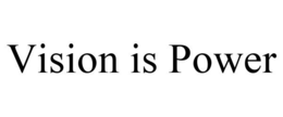 VISION IS POWER trademark