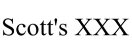 SCOTT'S XXX trademark