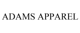 ADAMS APPAREL trademark
