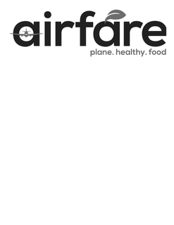 AIRFARE PLANE. HEALTHY. FOOD trademark
