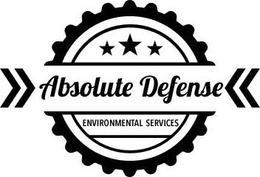 ABSOLUTE DEFENSE ENVIRONMENTAL SERVICES trademark