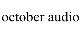OCTOBER AUDIO trademark