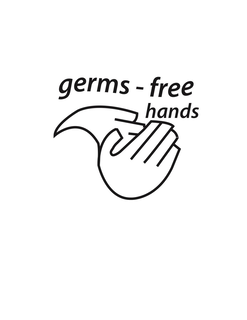 GERMS-FREE HANDS trademark