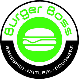 BURGER BOSS GRASSFED · NATURAL · GOODNESS trademark