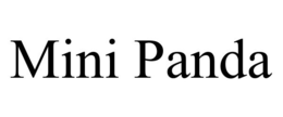 MINI PANDA trademark