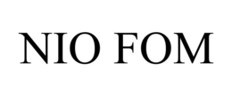 NIO FOM trademark