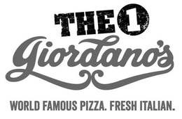 THE 1 GIORDANO'S WORLD FAMOUS PIZZA. FRESH ITALIAN. trademark