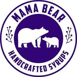MAMA BEAR HANDCRAFTED SYRUPS trademark