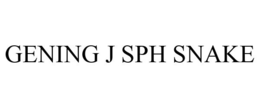 GENING J SPH SNAKE trademark