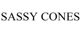 SASSY CONES trademark