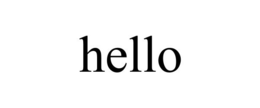 HELLO trademark
