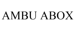 AMBU ABOX trademark