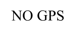 NO GPS trademark