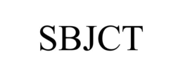 SBJCT trademark