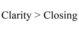 CLARITY > CLOSING trademark