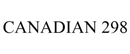 CANADIAN 298 trademark