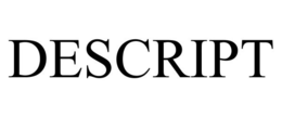 DESCRIPT trademark