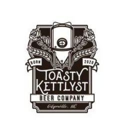 BORN 2020 TOASTY KETTLYST BEER COMPANY GIBSONVILLE, NC trademark
