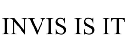 INVIS IS IT trademark