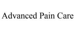 ADVANCED PAIN CARE trademark
