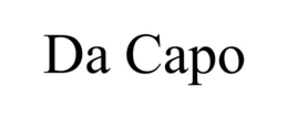 DA CAPO trademark