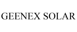 GEENEX SOLAR trademark