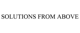 SOLUTIONS FROM ABOVE trademark