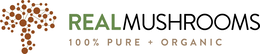 REALMUSHROOMS 100% PURE + ORGANIC trademark
