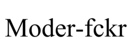MODER-FCKR trademark