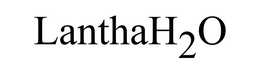 LANTHAH2O trademark